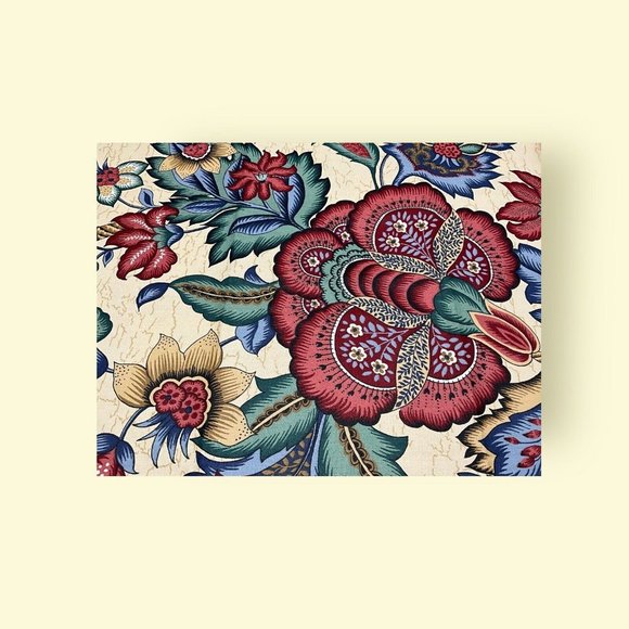 WAVERLY Home Decor Fabric  Greenfield Village/Henry Ford Musuem Floral 21" x 54" - Picture 8 of 16